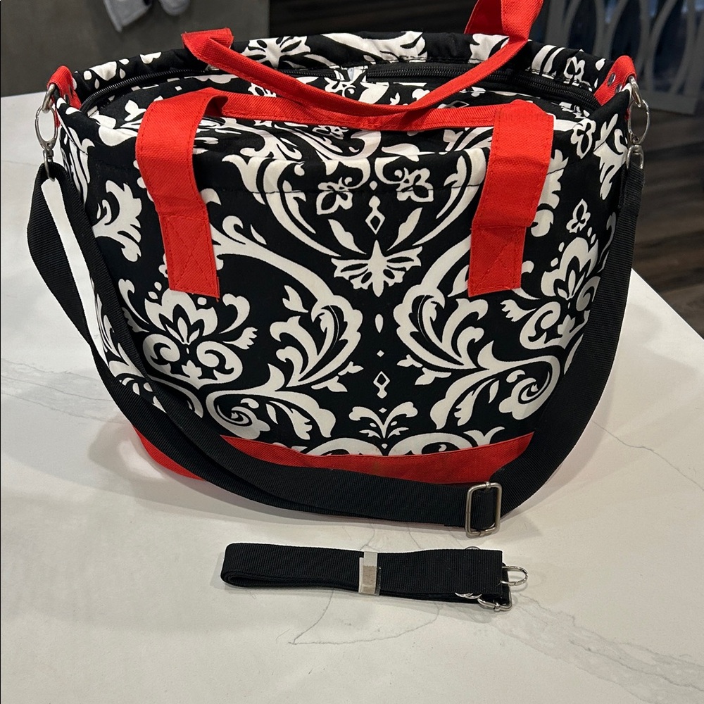 Stylish Black and Red Women's Cooler bag NWOT